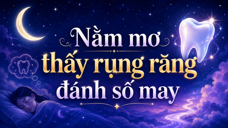 Khi giải mã giấc mơ rụng răng, người đọc nên tỉnh táo và không phụ thuộc tuyệt đối vào các con số may mắn. 