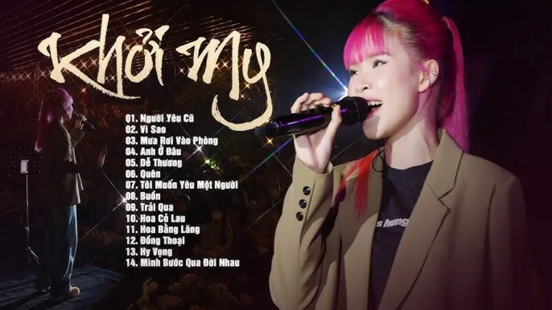 Các ca khúc của Khởi My từng được khán giả trẻ yêu thích nhờ giai điệu dễ nghe và màu sắc gần gũi.