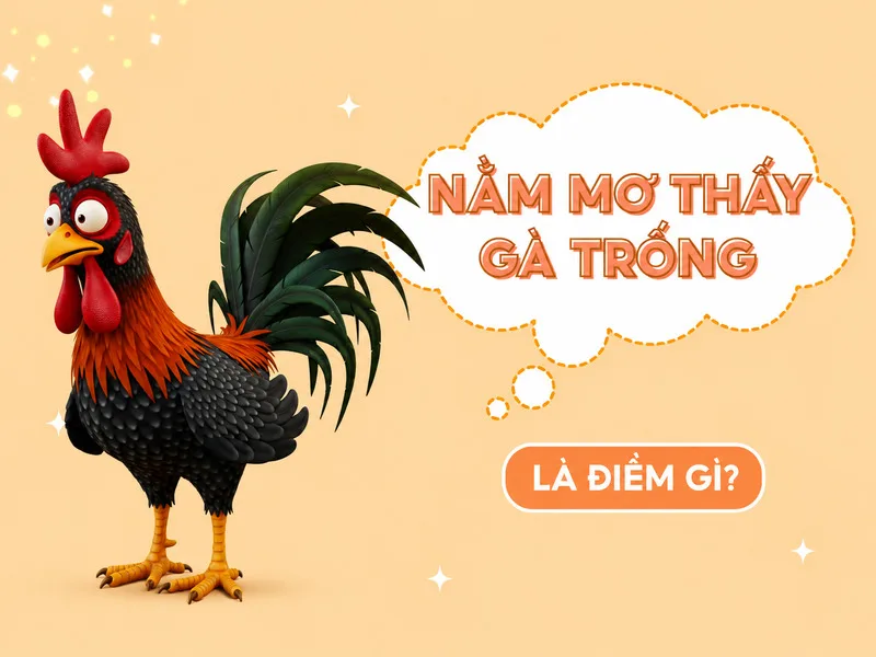 Hình ảnh mơ thấy gà trống thường được liên tưởng đến sự tự tin, tinh thần chủ động và những thay đổi trong cuộc sống.